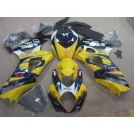 Amarillo Azul Carenado Moto Suzuki GSXR 1000 K7 2007-2008