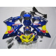 Amarillo Azul RedBull Carenado Moto BMW S1000RR 2009-2014