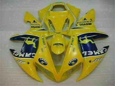 Amarillo Carenado Moto Yamaha R1 2002-2003