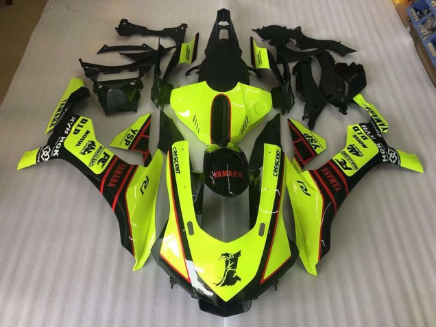 Amarillo Dragon Calcomanías Carenado Moto Yamaha R1 2015-2019