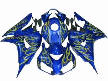 Amarillo Llama Azul Carenado Moto Honda CBR 1000 RR 2006-2007