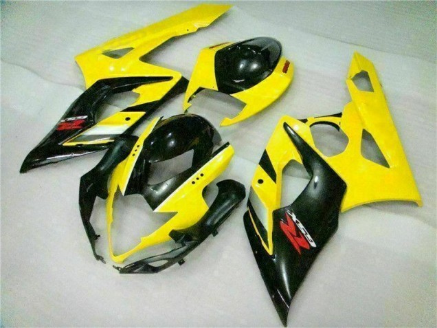 Amarillo Negro Carrocería Motocicletas Suzuki GSXR 1000 K5 2005-2006