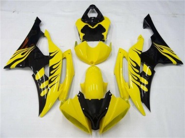 Amarillo Negro Carrocería Motocicletas Yamaha R6 2008-2016