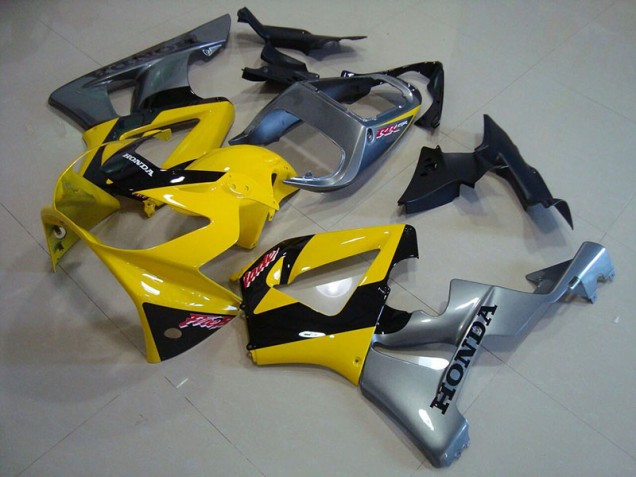 Amarillo Plata Carenado Moto Honda CBR 900 RR 929 2000-2001