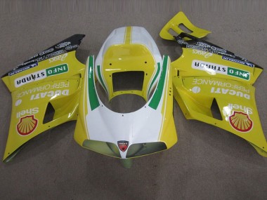 Amarillo Shell Info Strrda Carenado Moto Ducati 748 1993-2005