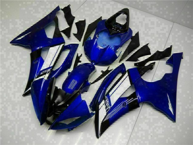 Azul ABS Moto Plásticos Yamaha R6 2008-2016