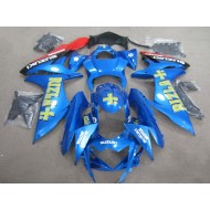 Azul Amarillo Rizla Carenado Moto Suzuki GSXR 600 K11 2011-2021