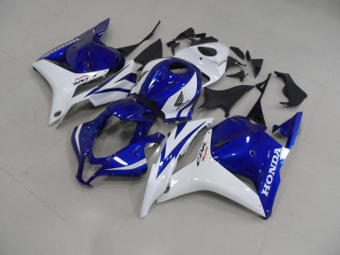 Azul Blanco Carenado Moto Honda CBR 600 RR 2009-2012