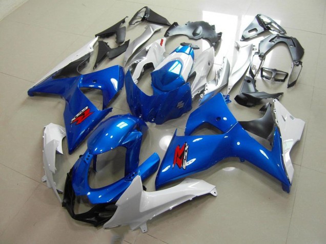 Azul & Blanco Estilo OEM Carrocería Motocicletas Suzuki GSXR 1000 K9 2009-2016