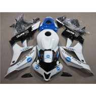 Azul Blanco Negro Konica Minolta MAPEI Carenado Moto Honda CBR 600 RR 2007-2008