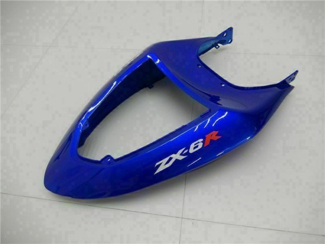 Azul Carrocería Motocicletas Kawasaki ZX6R 2005-2006