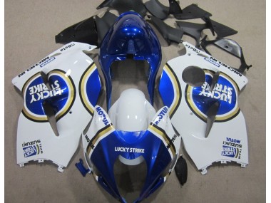 Azul Motul Blanco Lucky Strike Carenado Moto Suzuki GSXR 1300 Hayabusa 1996-2007