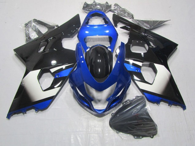 Azul Negro Carenado Moto Suzuki GSXR 600 K4 2004-2005