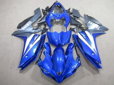 Azul Plata Carenado Moto Yamaha R1 2007-2008