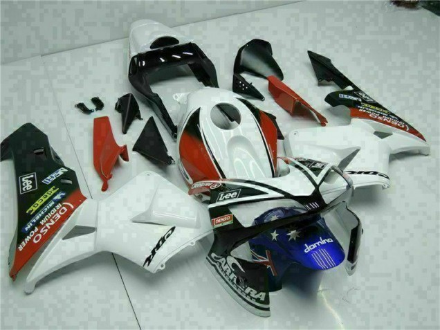 Blanco Azul Kits Completo Carenado Moto Honda CBR 600 RR 2003-2004