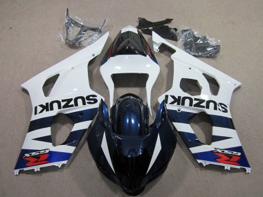 Blanco Azul Negro Calcomanía Carenado Moto Suzuki GSXR 1000 K3 2003-2004