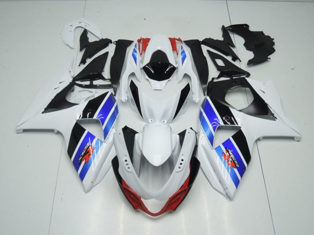 Blanco Azul Negro Carenado Moto Suzuki GSXR 1000 K9 2009-2016