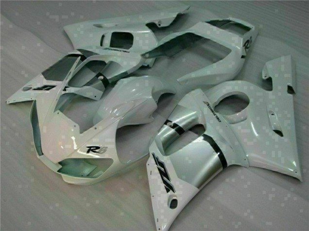 Blanco Kits Completo Carenado Moto Yamaha R6 1998-2002