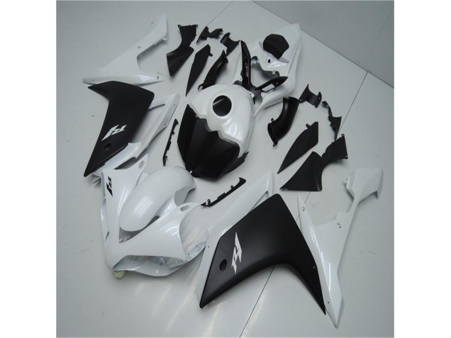 Blanco Negro Carenado Moto Yamaha R1 2007-2008