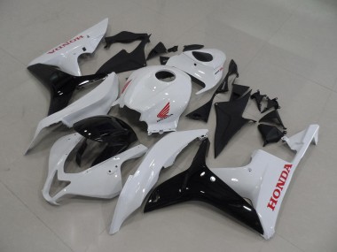 Blanco Negro Carenado & Plástico Moto Honda CBR 600 RR 2007-2008