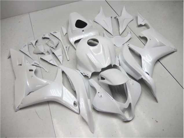 Blanco Perla ABS Carenado Motocicleta Honda CBR 600 RR 2007-2008