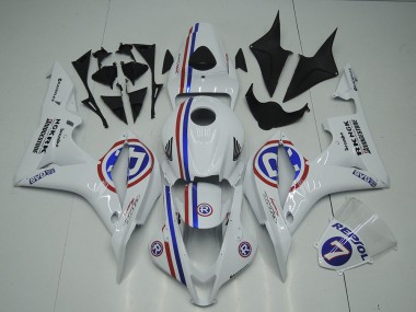 Blanco Plástica Moto Honda CBR 600 RR 2007-2008