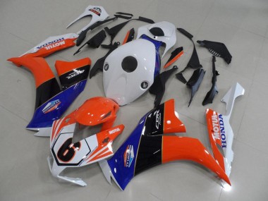 Naranja Blanco TT Legend Carenado Moto Honda CBR 1000 RR 2012-2016