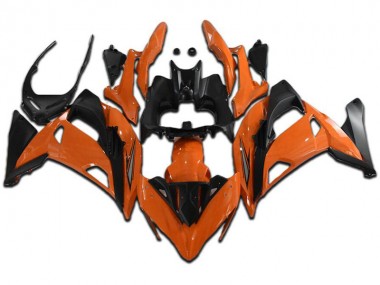 Naranja Negro Carenado Moto Kawasaki EX650 2017-2019