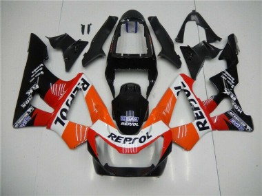 Naranja Rojo Negro Repsol Carenado Moto Honda CBR 900 RR 929RR 2000-2001