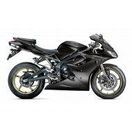 Negro Mate Carenado Moto Triumph Daytona 675 Triple 2006-2008