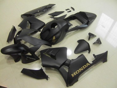 Negro Mate Oro Carenado Moto Honda CBR 600 RR 2003-2004