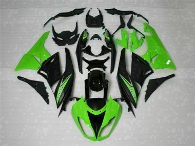 Negro Verde 636 Carenado Moto Kawasaki ZX6R 2009-2012