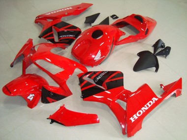 Rojo Kit ABS Carenado Motocicleta Honda CBR 600 RR 2003-2004