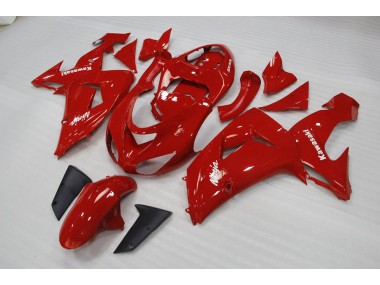 Rojo Kits Carenado Moto Kawasaki ZX10R 2006-2007