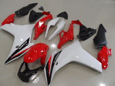 Rojo Negro Blanco Carenado Moto Honda CBR 600 F 2011-2013