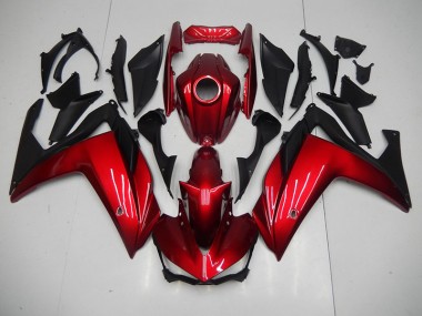 Rojo Negro Carenado Moto Yamaha R3 2015-2022