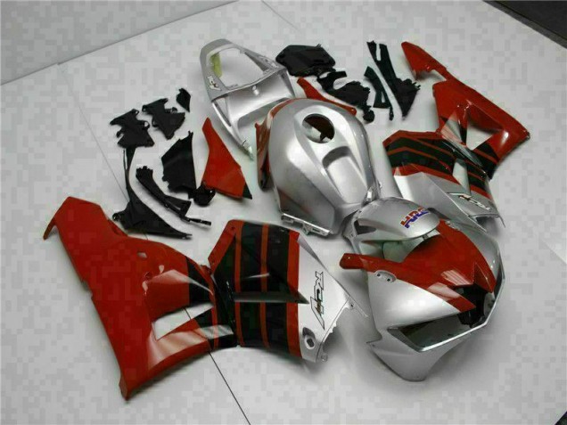 Rojo Plata Carenado Moto Honda CBR 600 RR 2013-2021