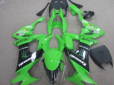 Verde Negro Monster Carenado Moto Kawasaki ZX10R 2008-2010